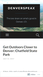 Mobile Screenshot of denverspeax.com